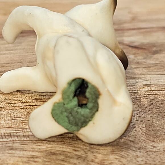 Tiny Dollhouse Vintage Siamese Cat Ceramic Miniature Figurine - Picture 3 of 5